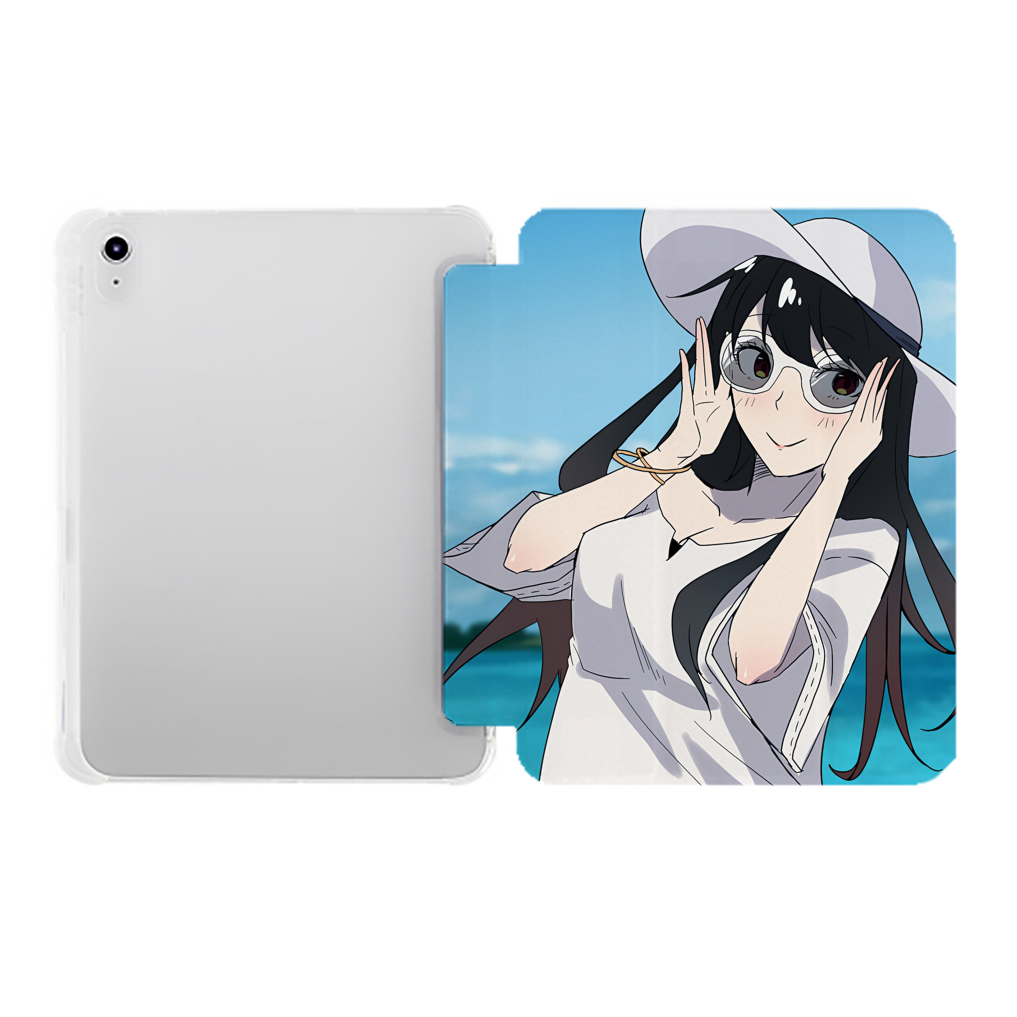 （画像用） SPY×FAMILY间谍家家酒 IPad ケース ペン収納付き 三つ折りスタンド PUレザー×シリコン 対応機種9.5/10.5/10.9インチ